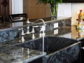 Soapstone style slab sink